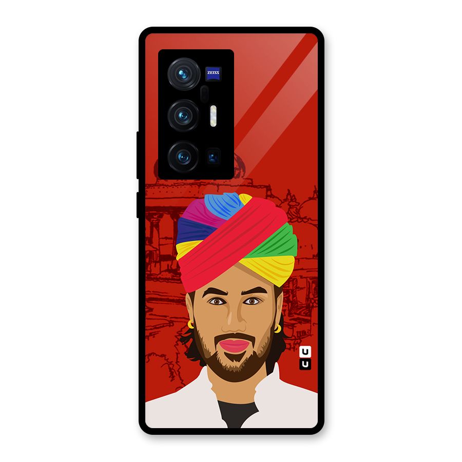 The Rajasthani Chokro Glass Back Case for Vivo X70 Pro Plus