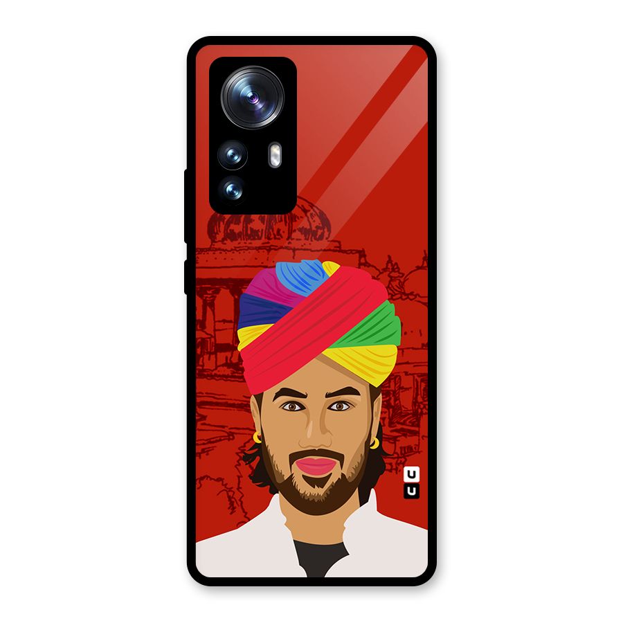 The Rajasthani Chokro Glass Back Case for Xiaomi 12 Pro