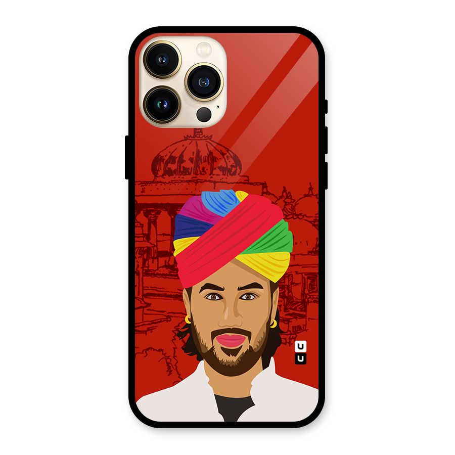 The Rajasthani Chokro Glass Back Case for iPhone 13 Pro Max