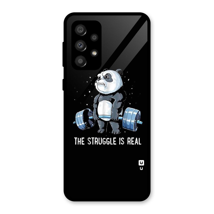 The Struggle is Real Glass Back Case for Galaxy A32