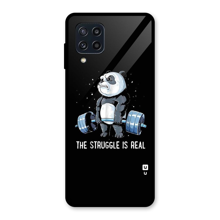 The Struggle is Real Glass Back Case for Galaxy M32