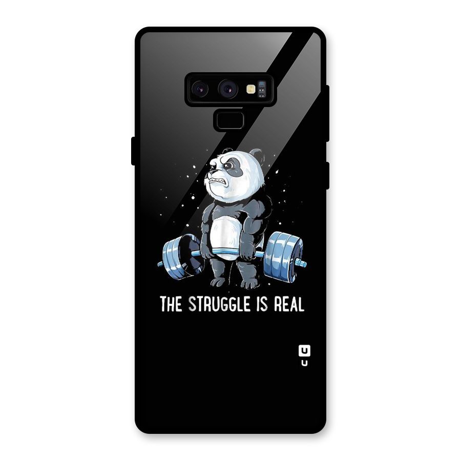 The Struggle is Real Glass Back Case for Galaxy Note 9