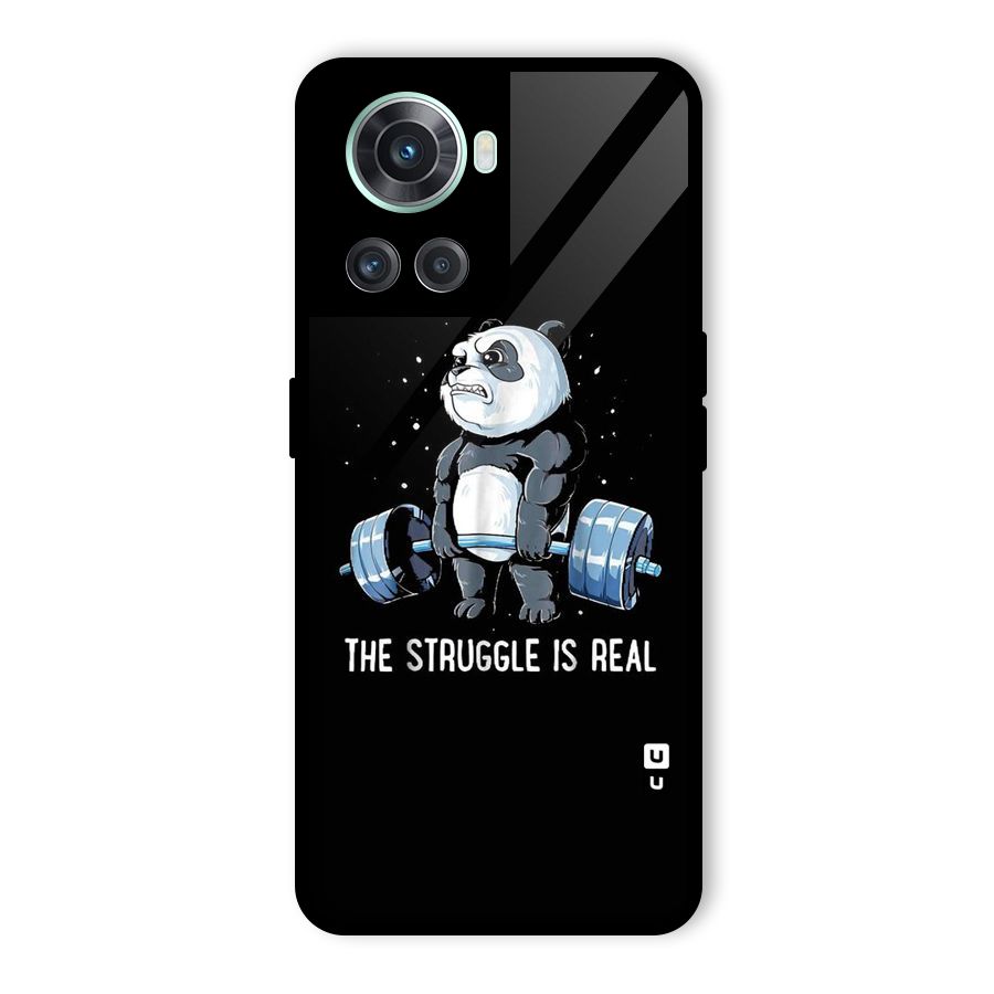 The Struggle is Real Glass Back Case for OnePlus 10R
