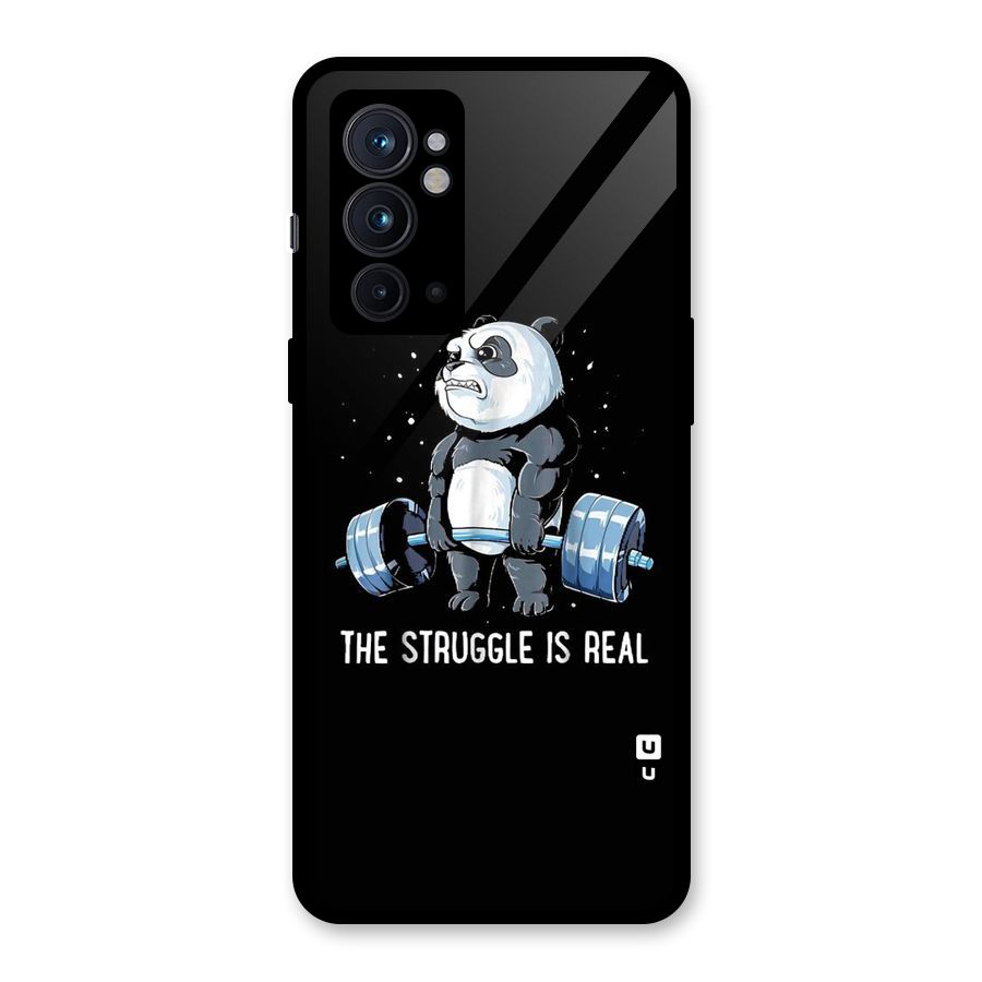 The Struggle is Real Glass Back Case for OnePlus 9RT 5G