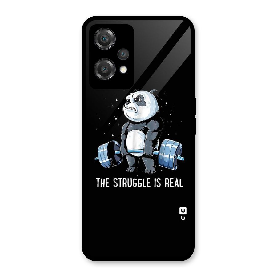 The Struggle is Real Glass Back Case for OnePlus Nord CE 2 Lite 5G