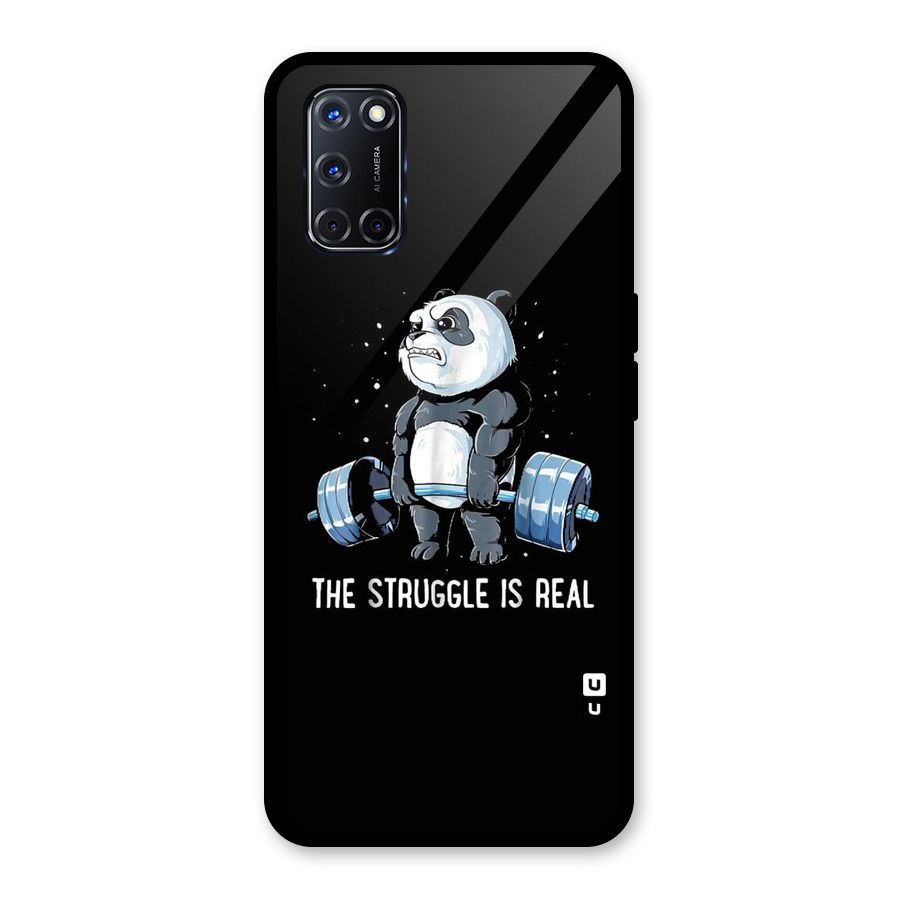 The Struggle is Real Glass Back Case for Oppo A52