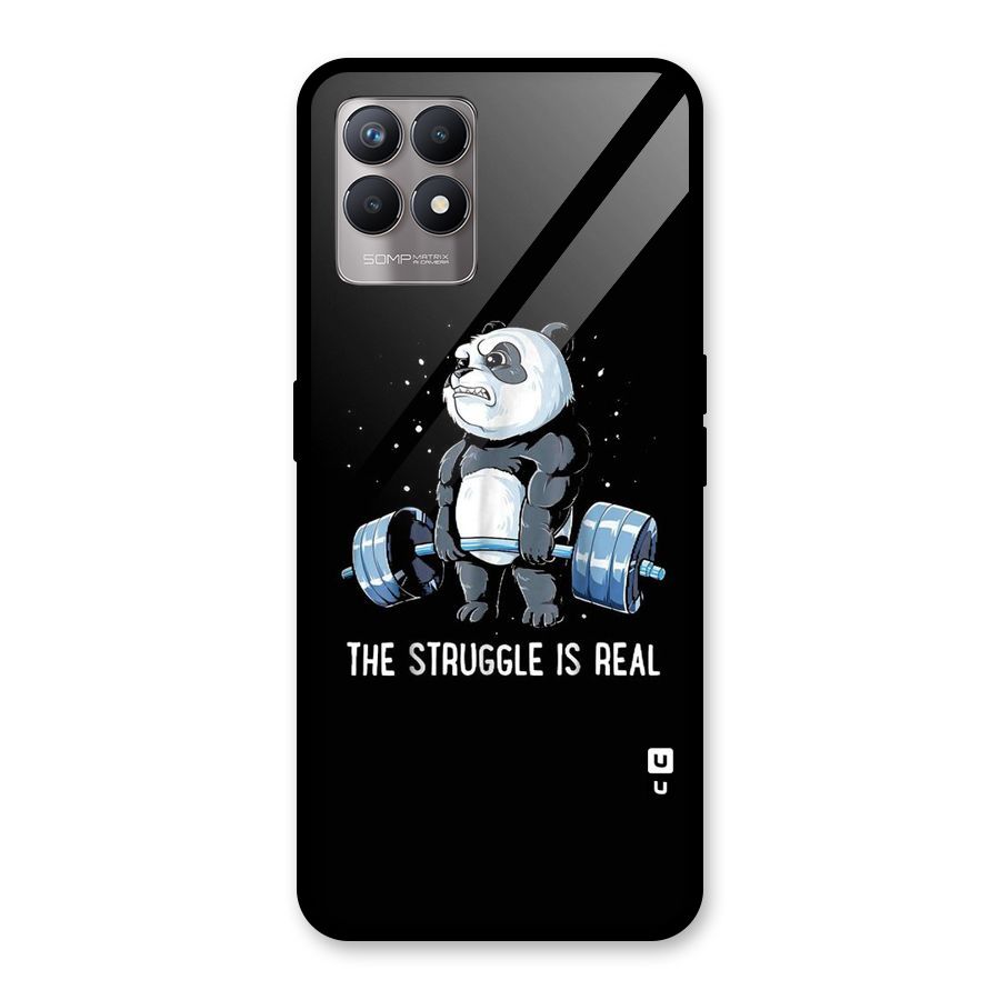 The Struggle is Real Glass Back Case for Realme Narzo 50