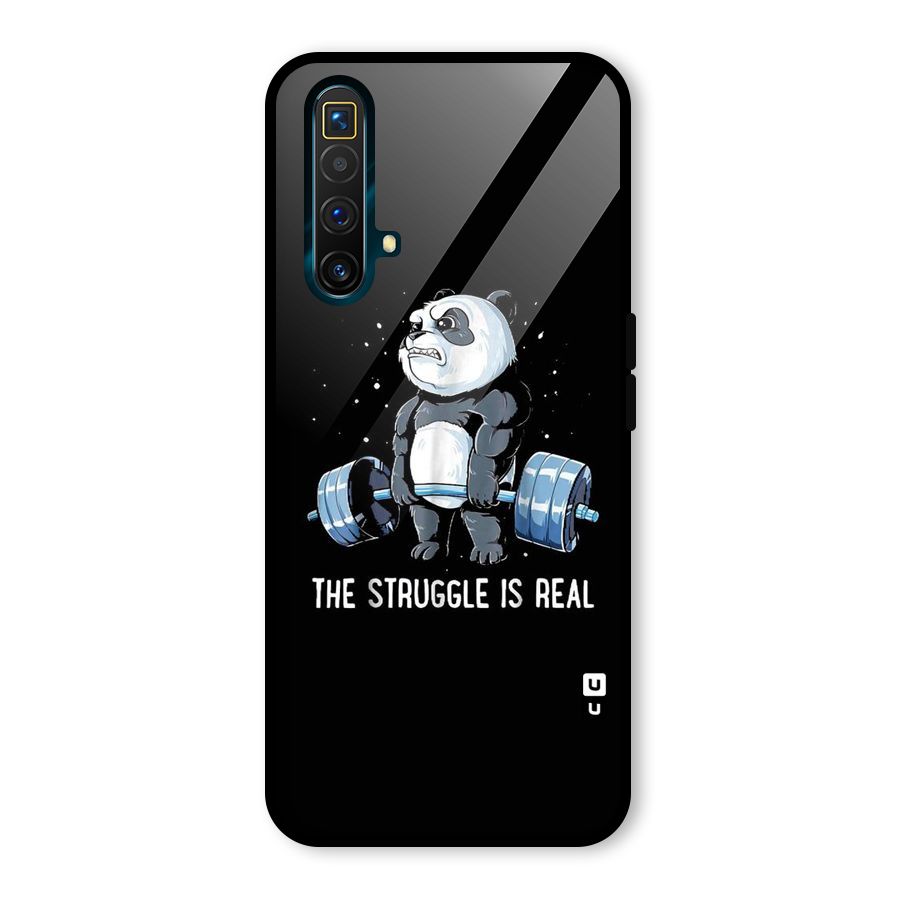The Struggle is Real Glass Back Case for Realme X3