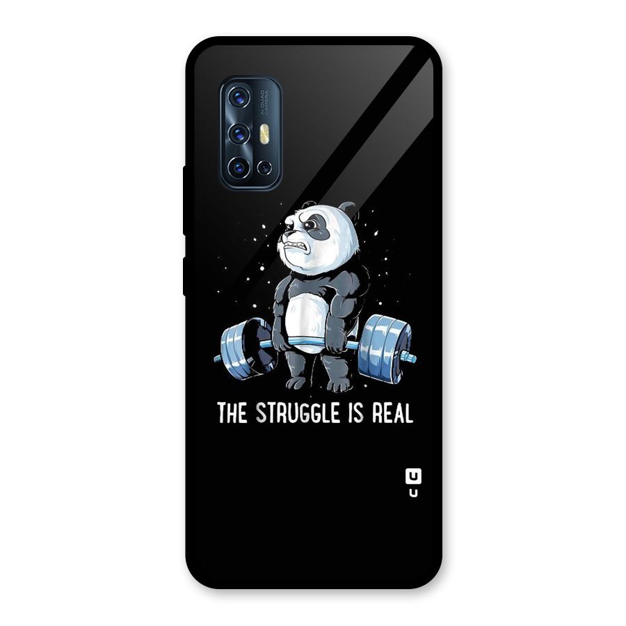 The Struggle is Real Glass Back Case for Vivo V17