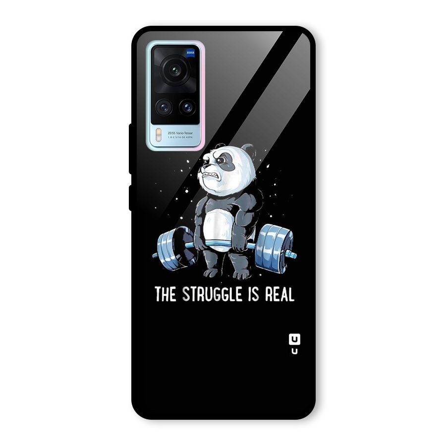 The Struggle is Real Glass Back Case for Vivo X60