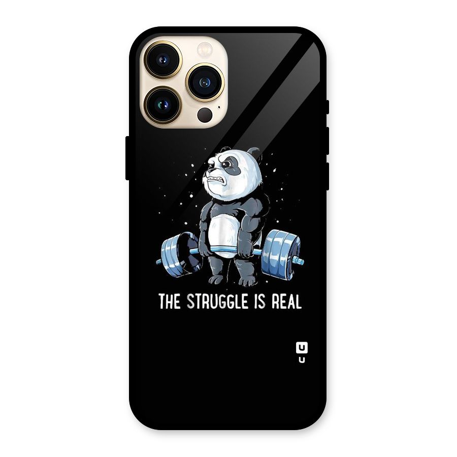 The Struggle is Real Glass Back Case for iPhone 13 Pro Max