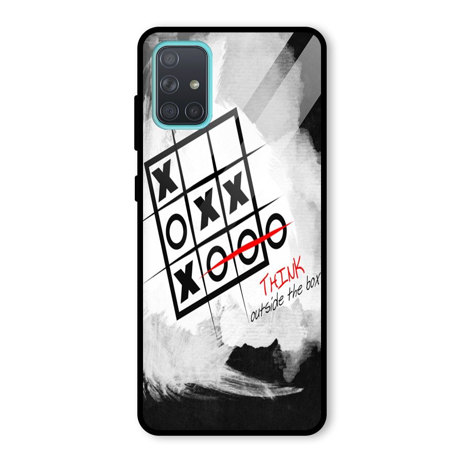 Think Box Glass Back Case for Galaxy A71