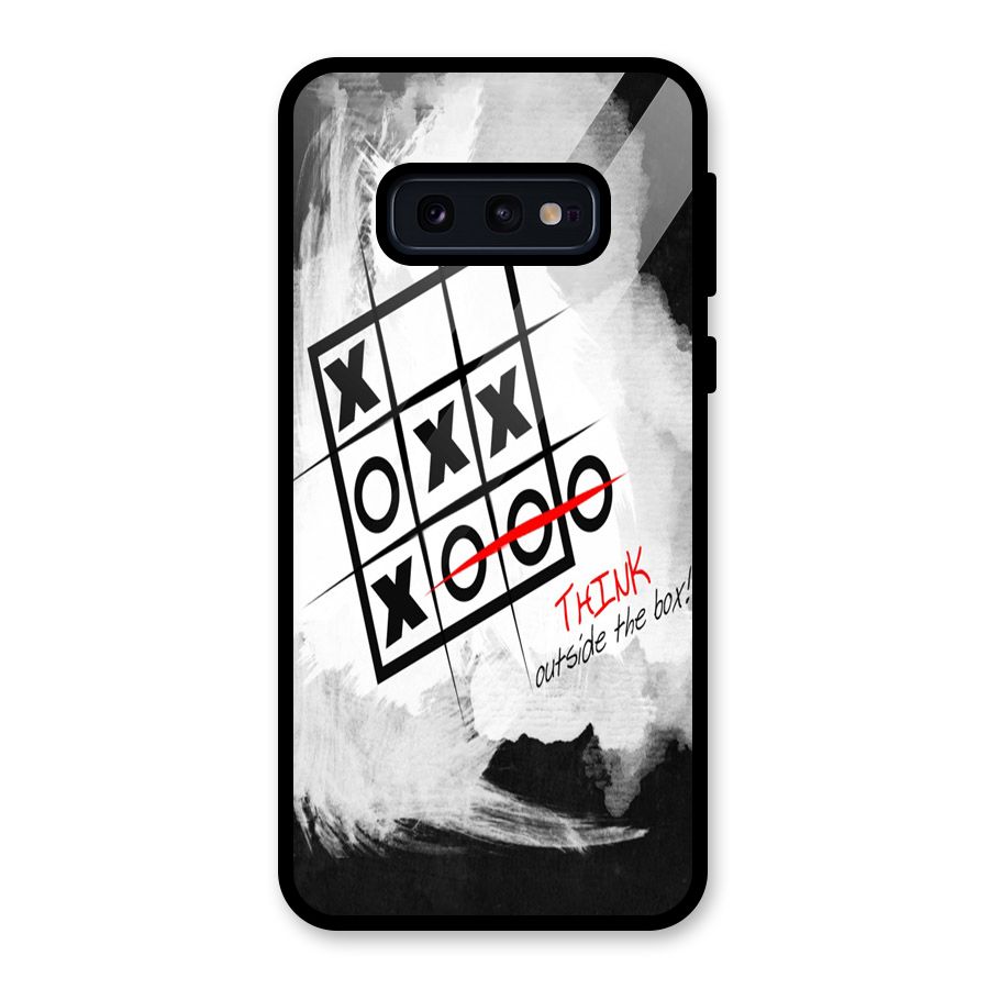 Think Box Glass Back Case for Galaxy S10e