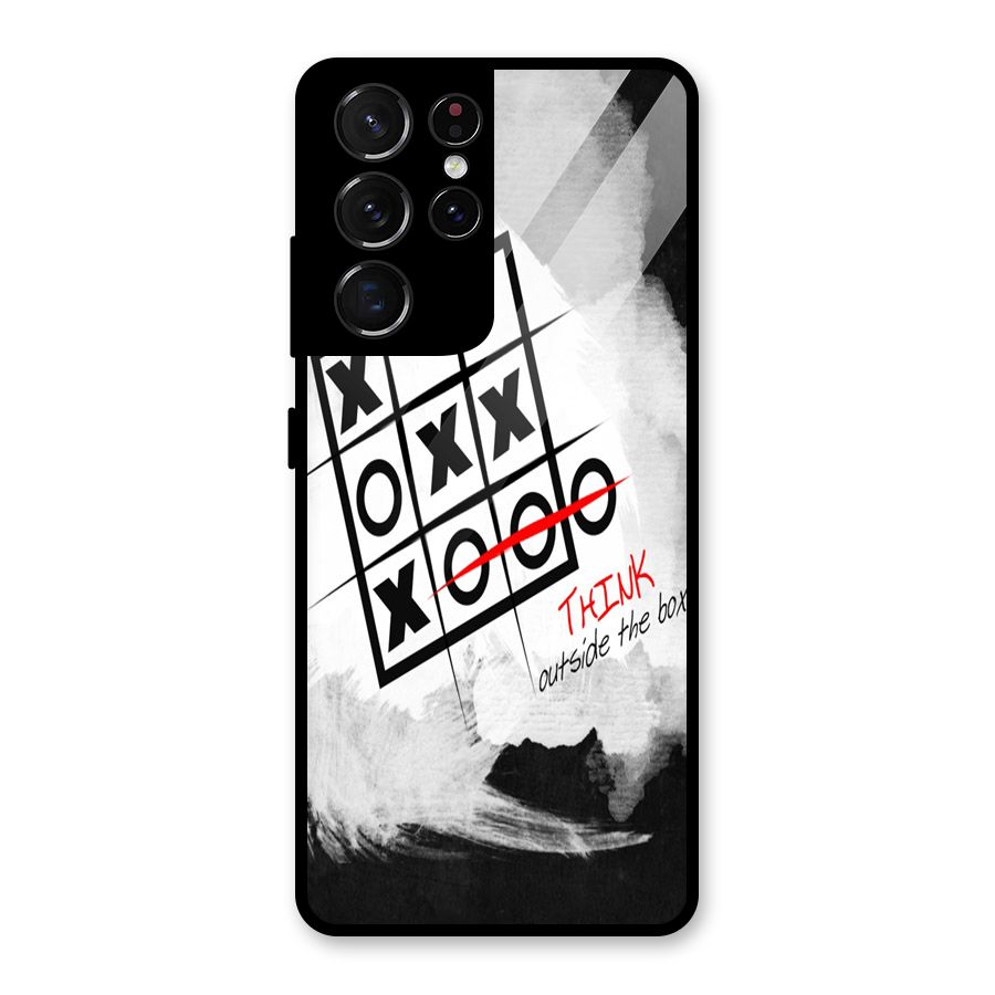 Think Box Glass Back Case for Galaxy S21 Ultra 5G