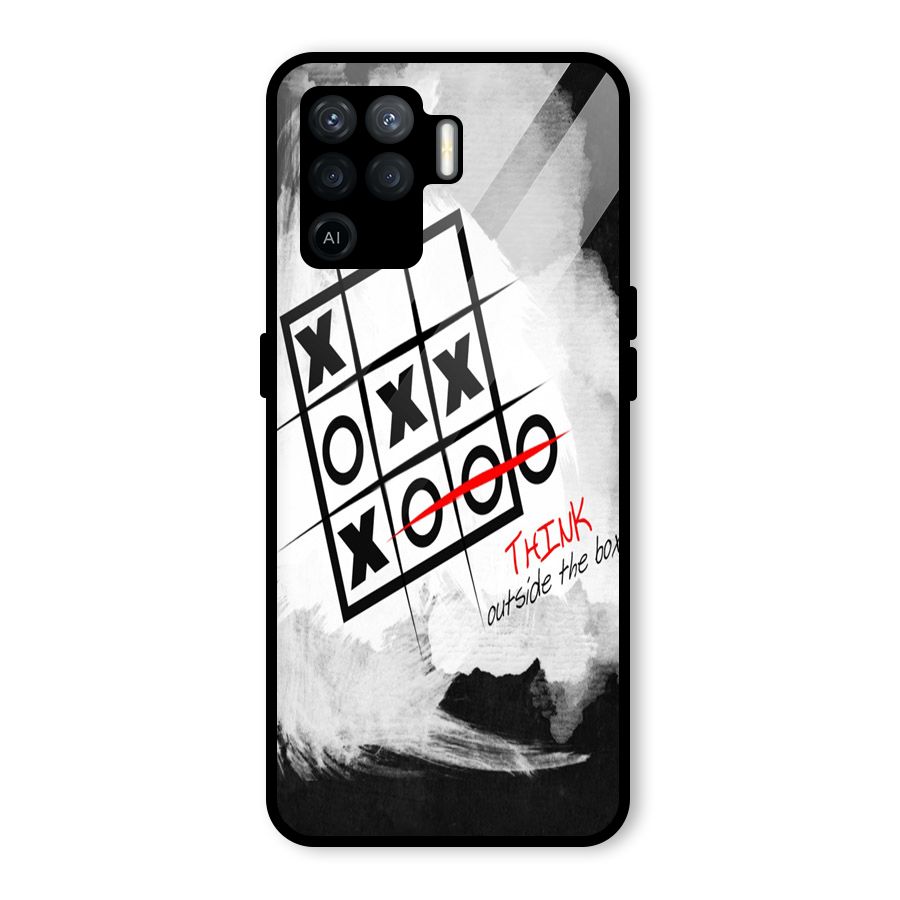 Think Box Glass Back Case for Oppo F19 Pro