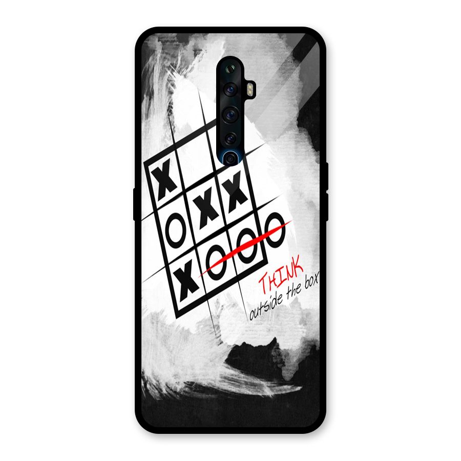 Think Box Glass Back Case for Oppo Reno2 F