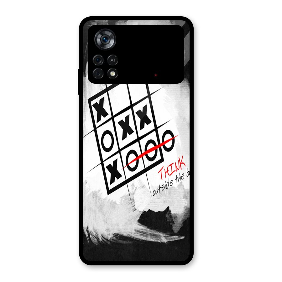 Think Box Glass Back Case for Poco X4 Pro 5G