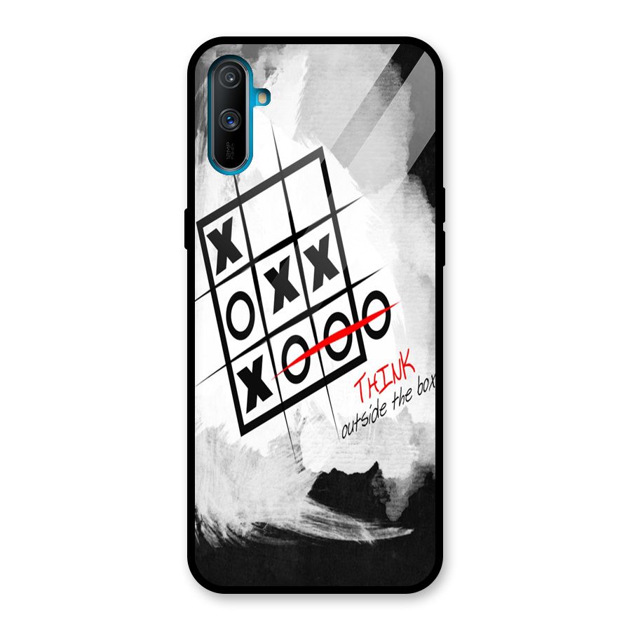 Think Box Glass Back Case for Realme C3