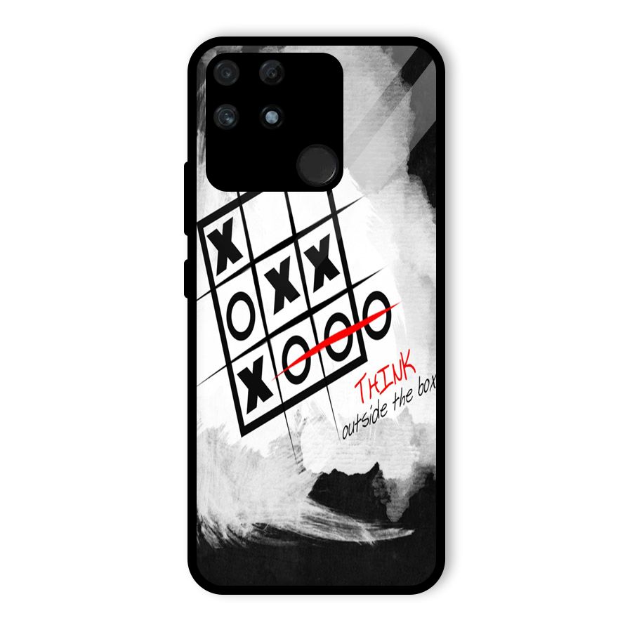 Think Box Glass Back Case for Realme Narzo 50A