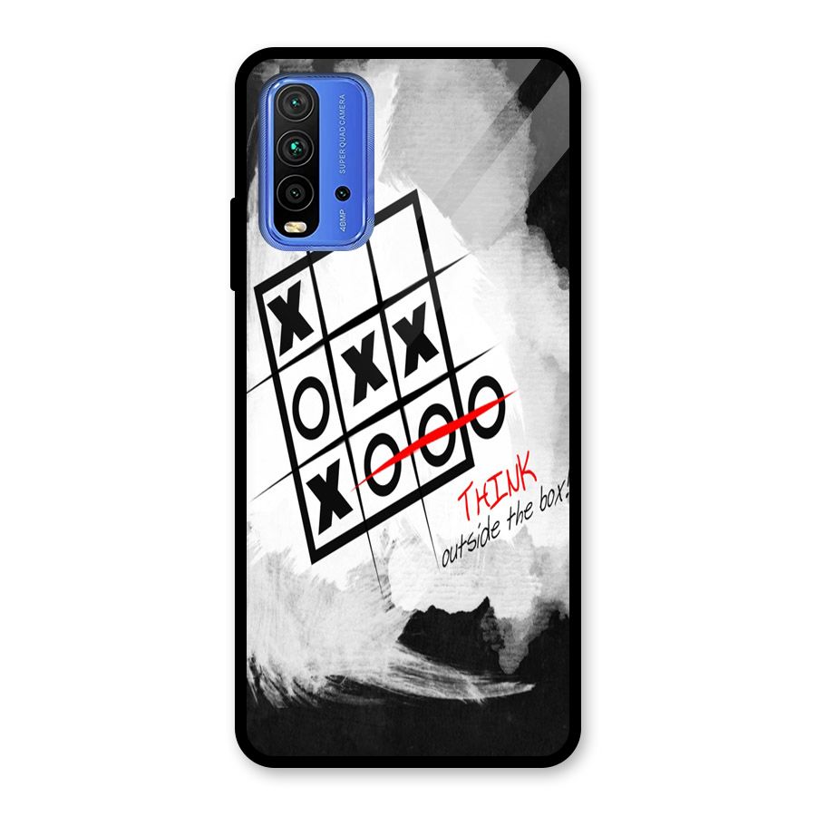 Think Box Glass Back Case for Redmi 9 Power