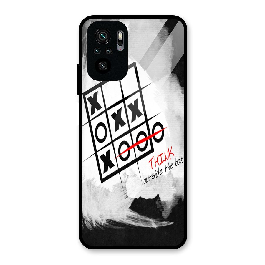 Think Box Glass Back Case for Redmi Note 10S