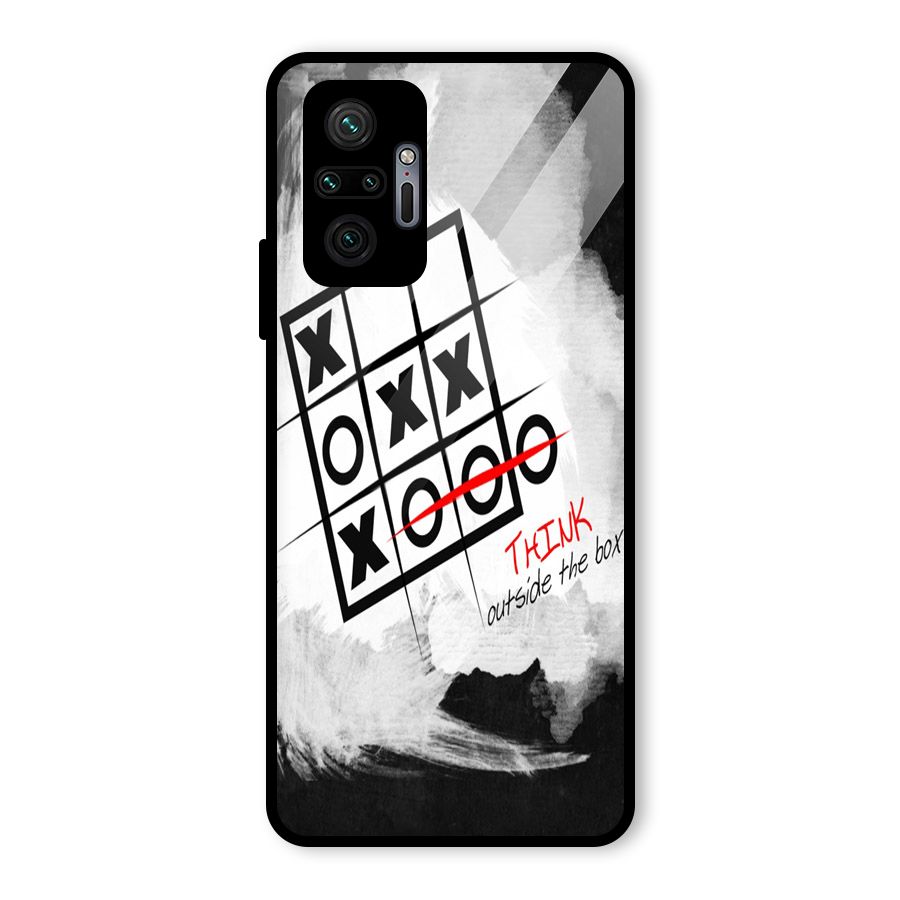 Think Box Glass Back Case for Redmi Note 10 Pro