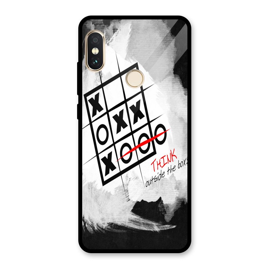 Think Box Glass Back Case for Redmi Note 5 Pro