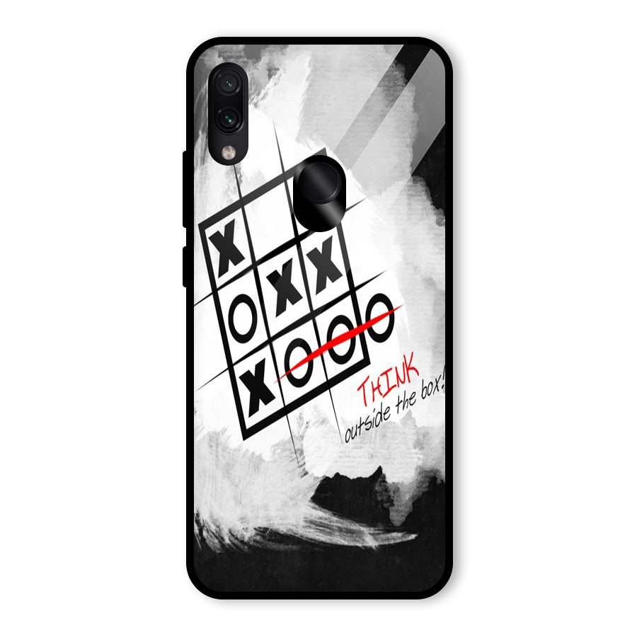 Think Box Glass Back Case for Redmi Note 7 Pro