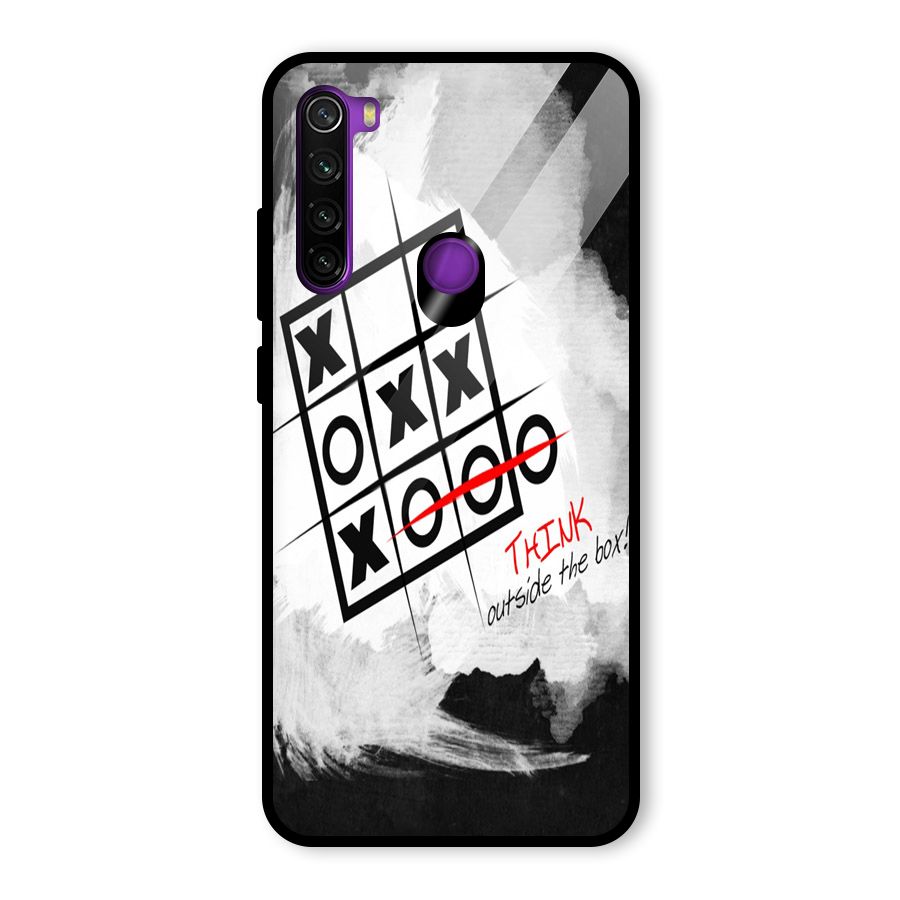 Think Box Glass Back Case for Redmi Note 8