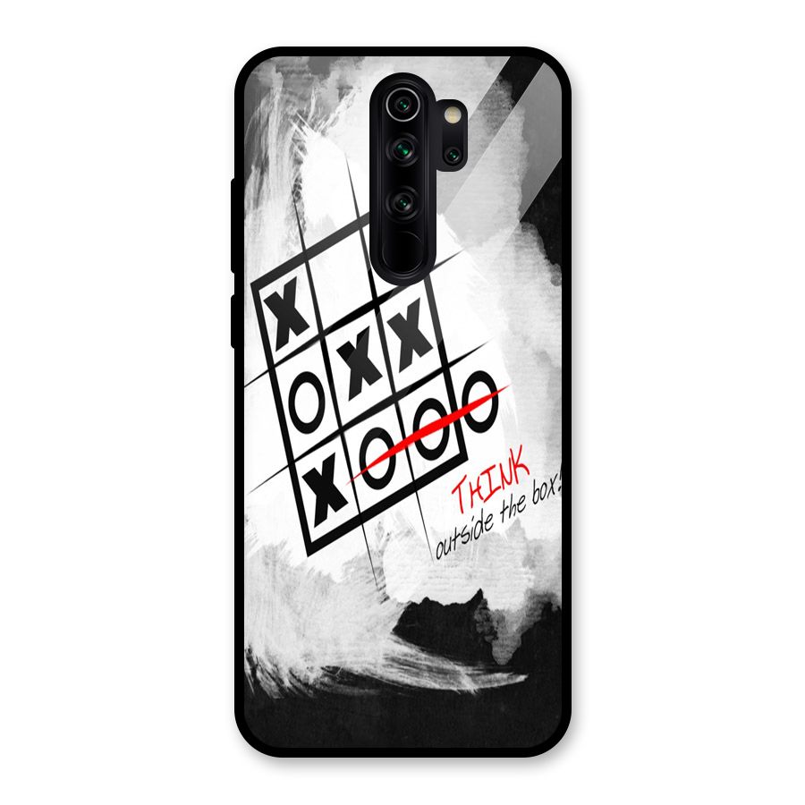 Think Box Glass Back Case for Redmi Note 8 Pro