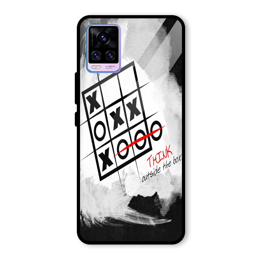 Think Box Glass Back Case for Vivo V20 Pro