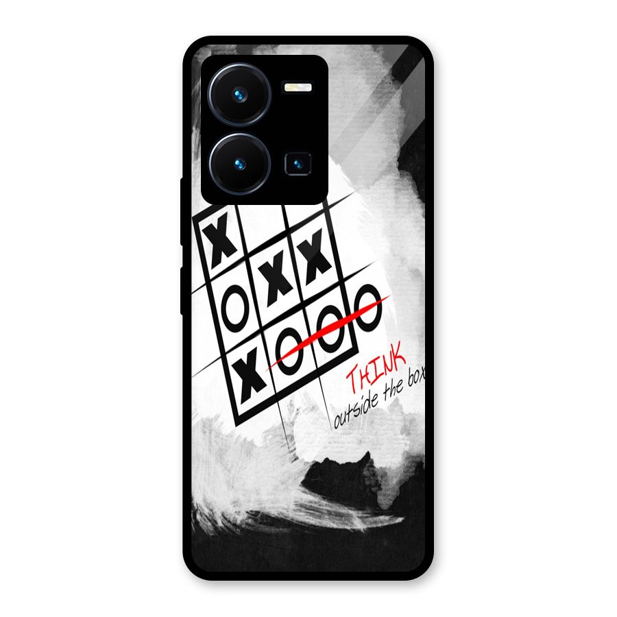 Think Box Glass Back Case for Vivo Y35