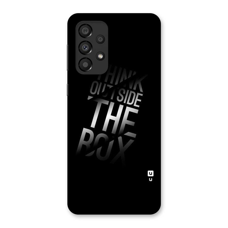 Think Outside The Box Back Case for Galaxy A33 5G
