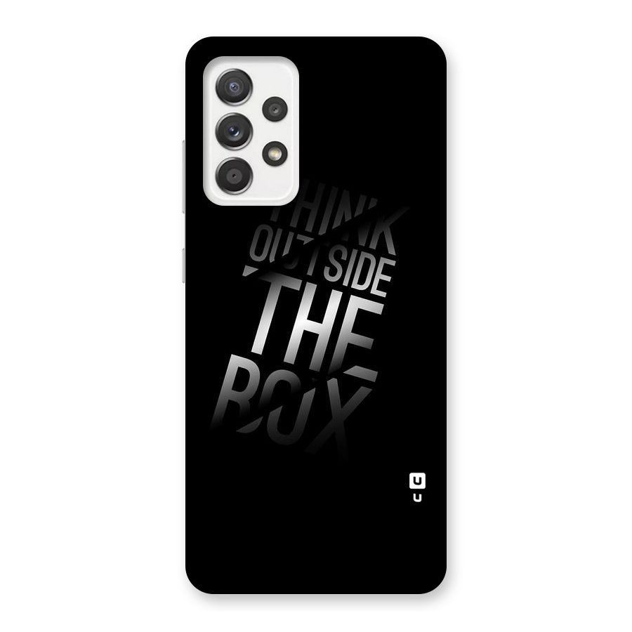 Think Outside The Box Back Case for Galaxy A52