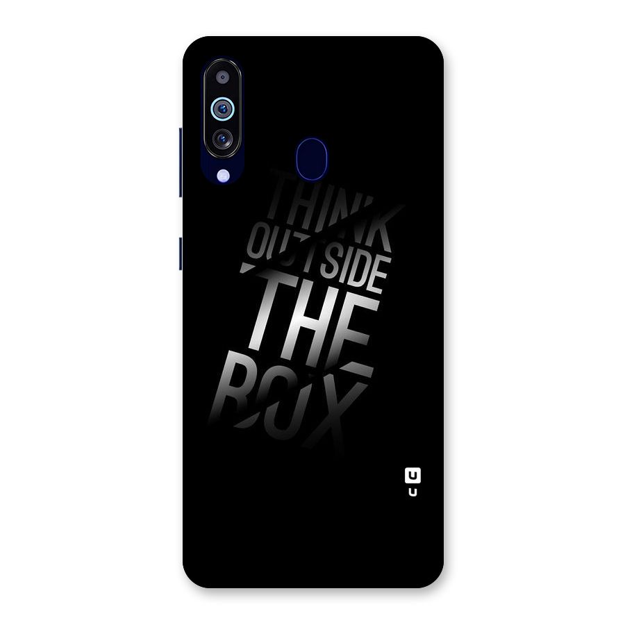 Think Outside The Box Back Case for Galaxy A60