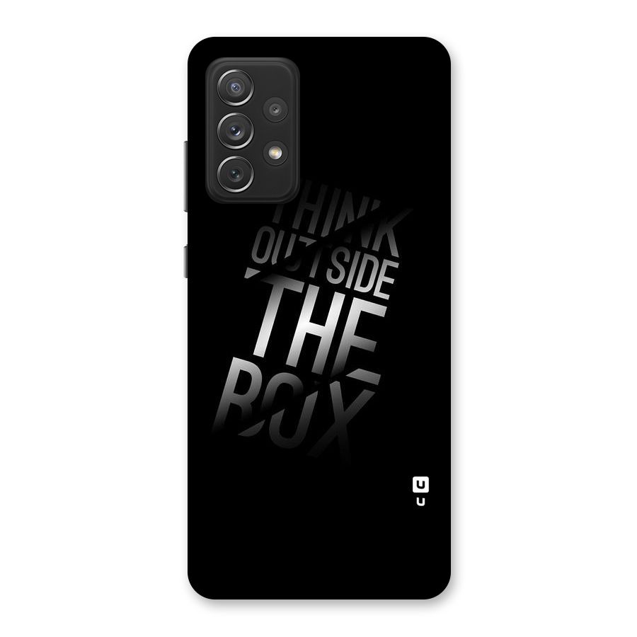 Think Outside The Box Back Case for Galaxy A72