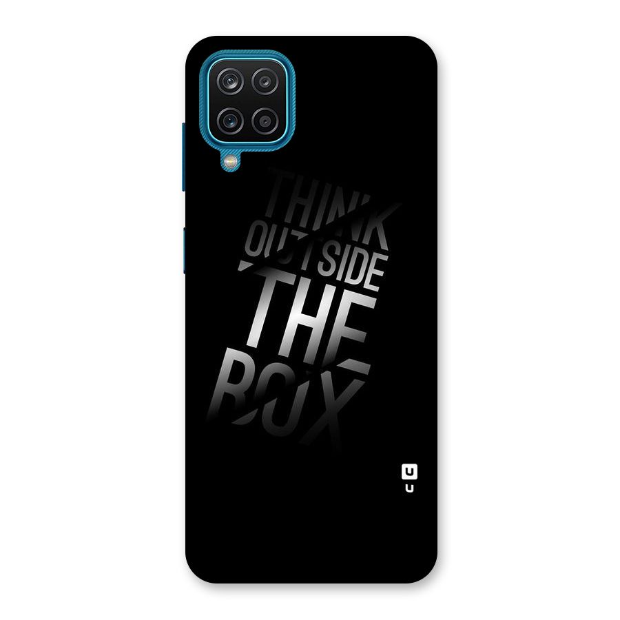 Think Outside The Box Back Case for Galaxy F12