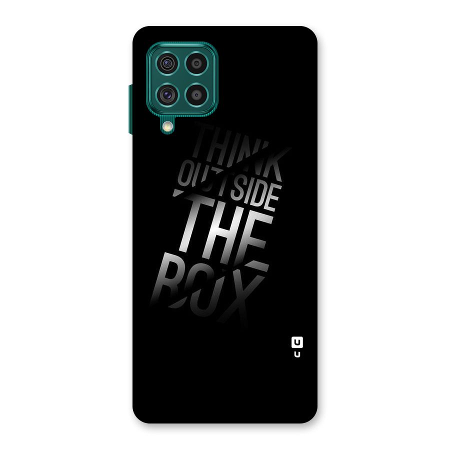 Think Outside The Box Back Case for Galaxy F62