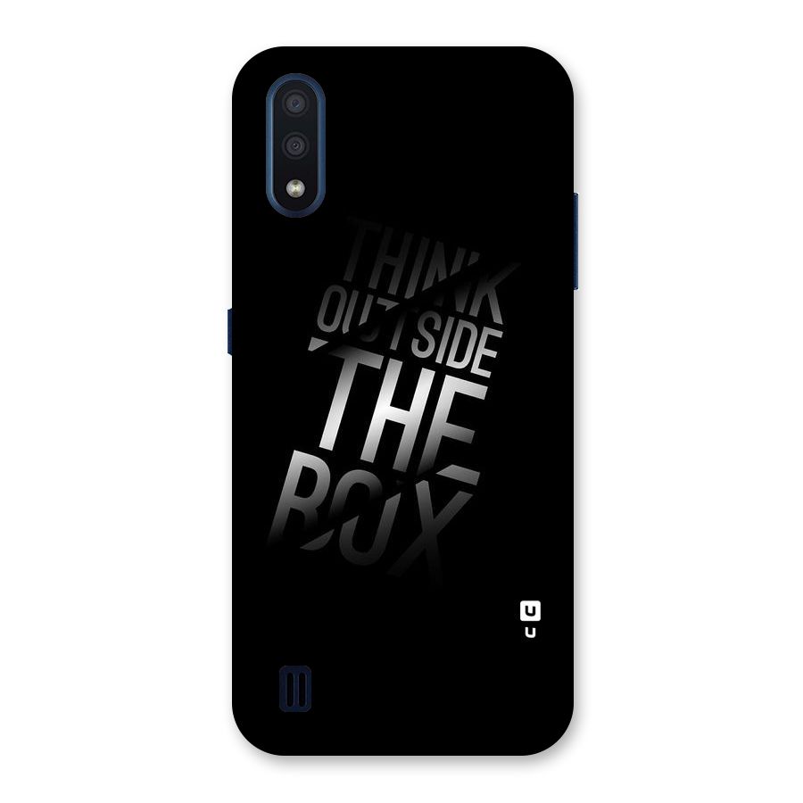 Think Outside The Box Back Case for Galaxy M01