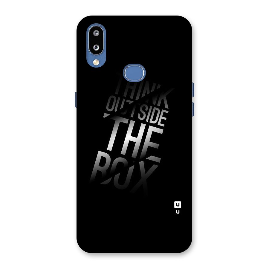 Think Outside The Box Back Case for Galaxy M01s