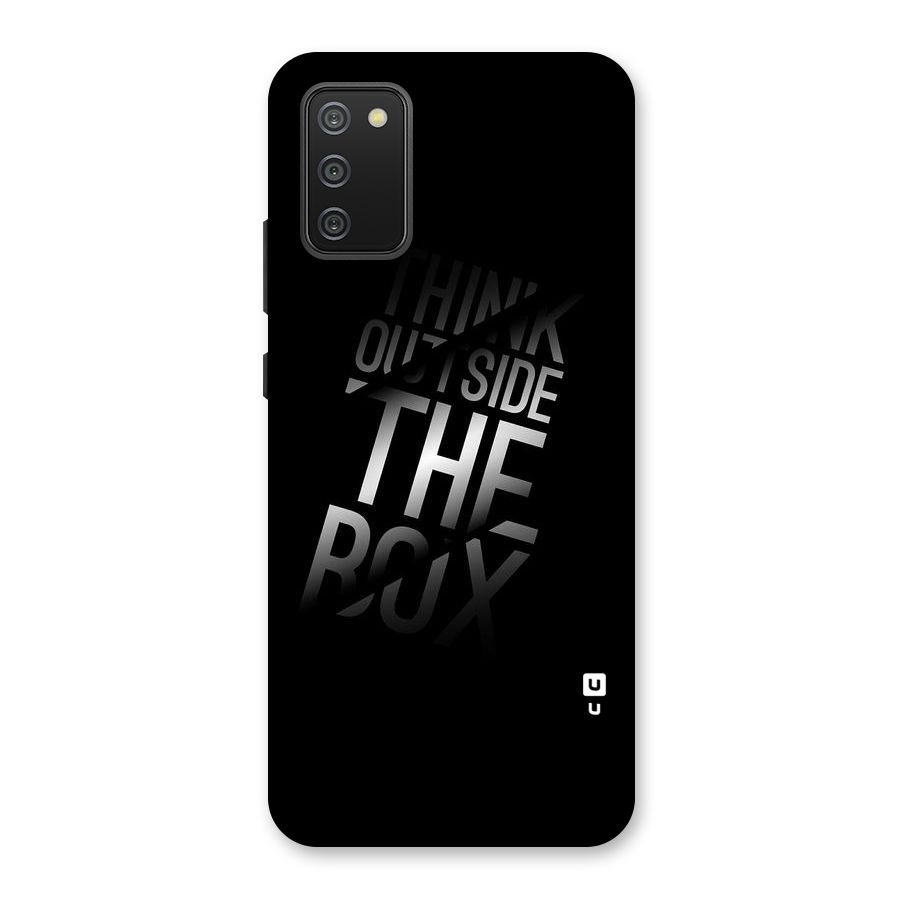 Think Outside The Box Back Case for Galaxy M02s