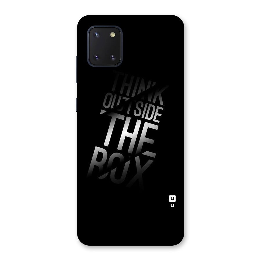Think Outside The Box Back Case for Galaxy Note 10 Lite