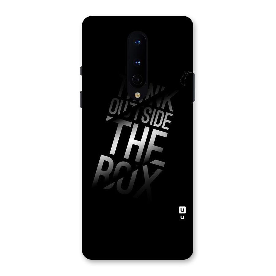 Think Outside The Box Back Case for OnePlus 8