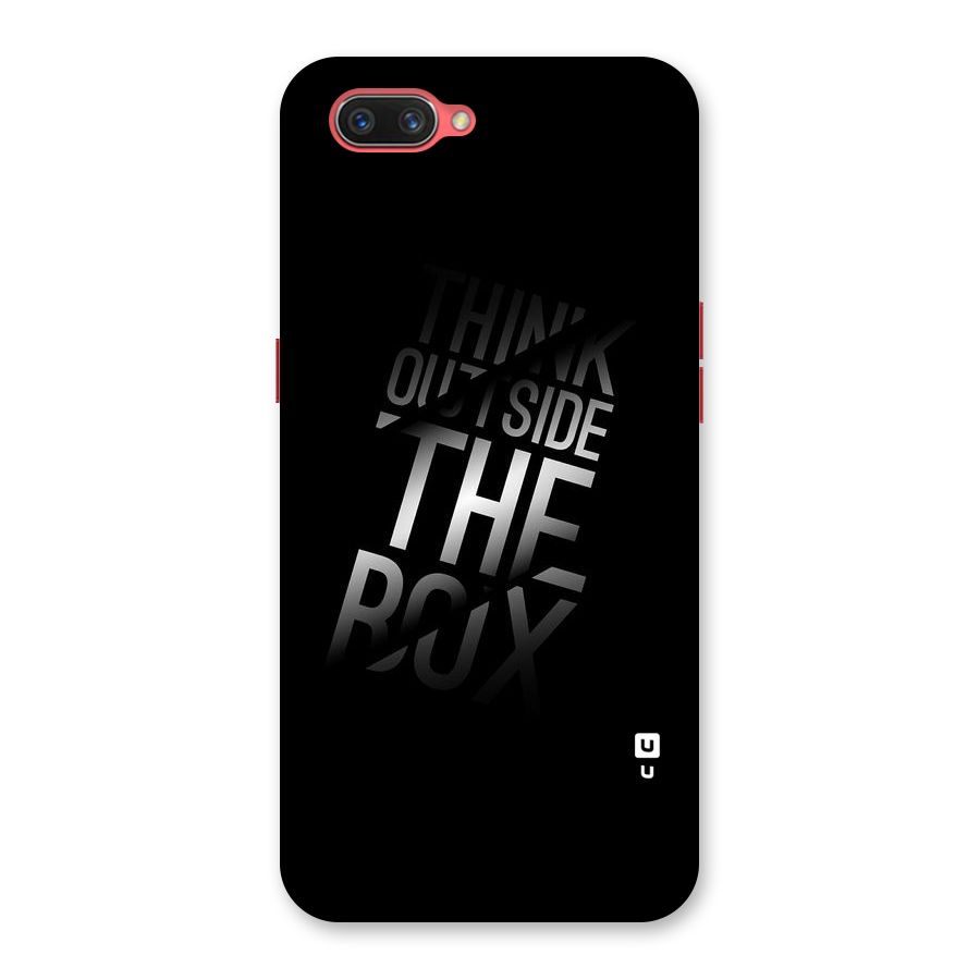 Think Outside The Box Back Case for Oppo A3s