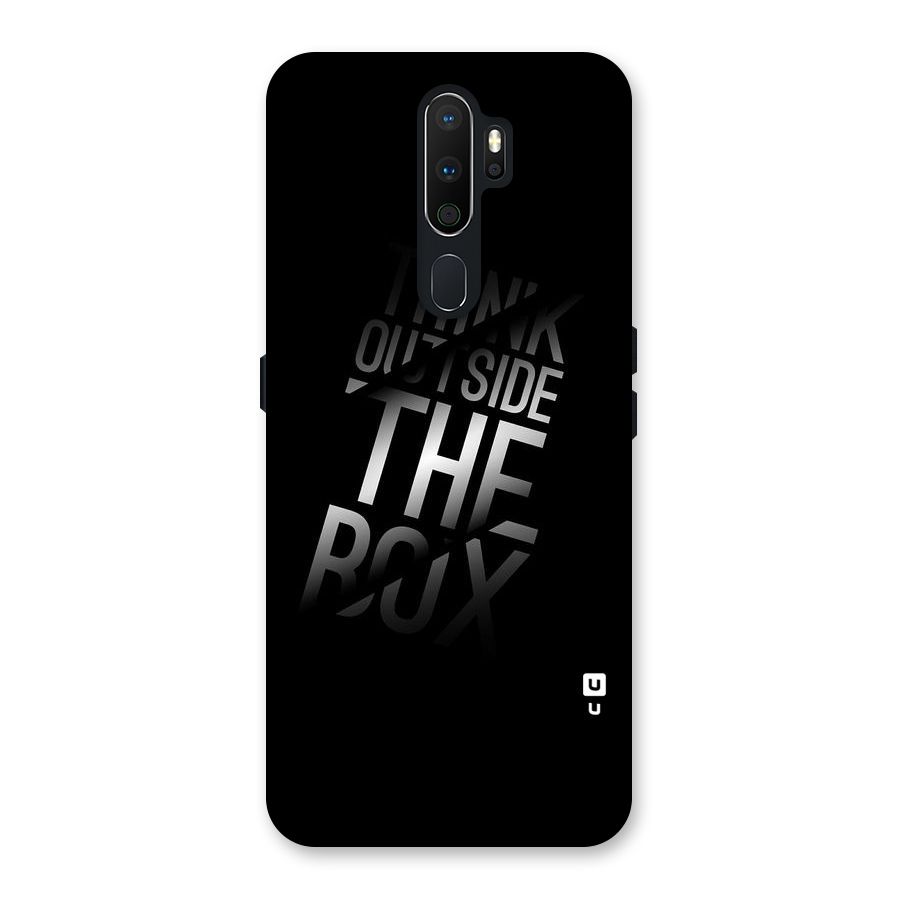 Think Outside The Box Back Case for Oppo A5 (2020)