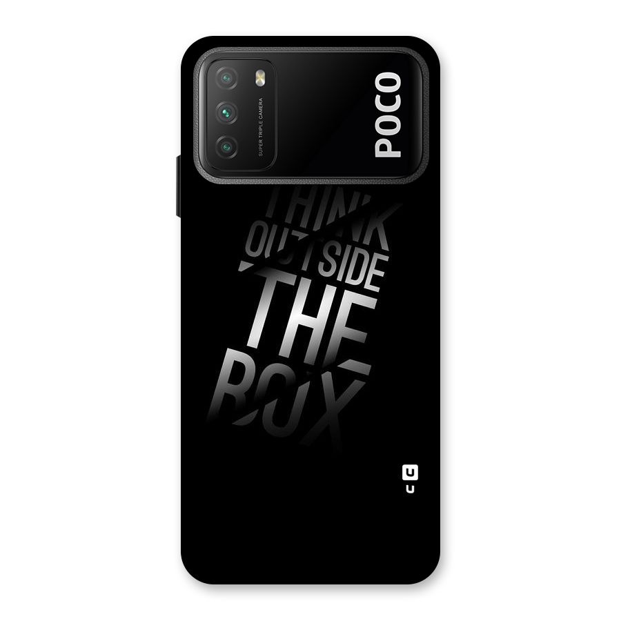 Think Outside The Box Back Case for Poco M3
