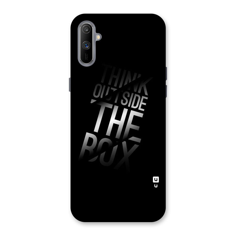 Think Outside The Box Back Case for Realme C3
