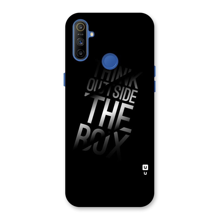 Think Outside The Box Back Case for Realme Narzo 10A