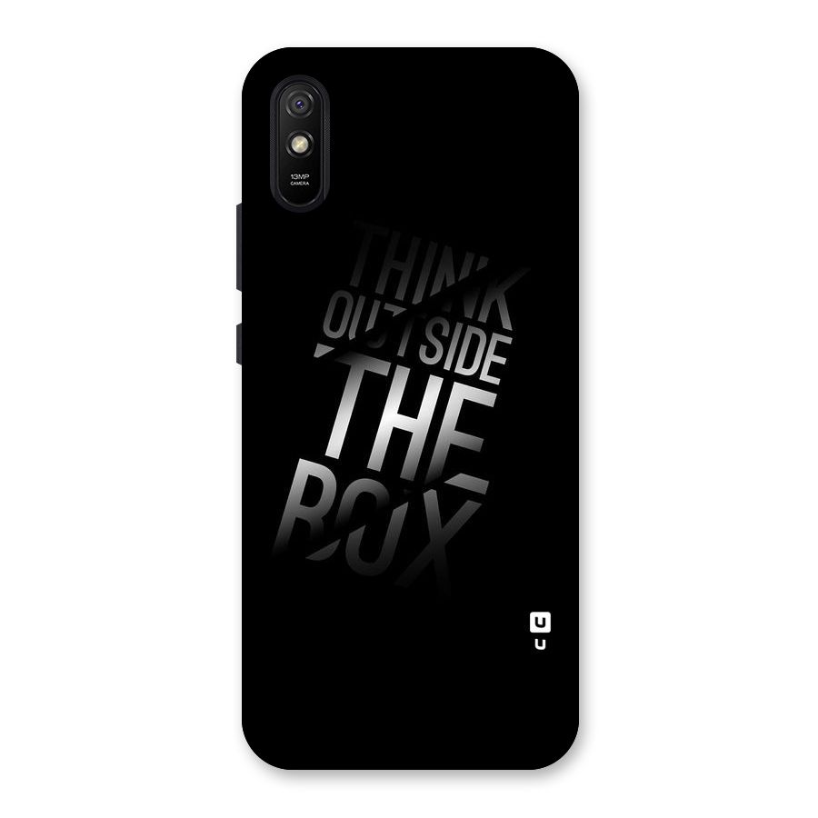 Think Outside The Box Back Case for Redmi 9A