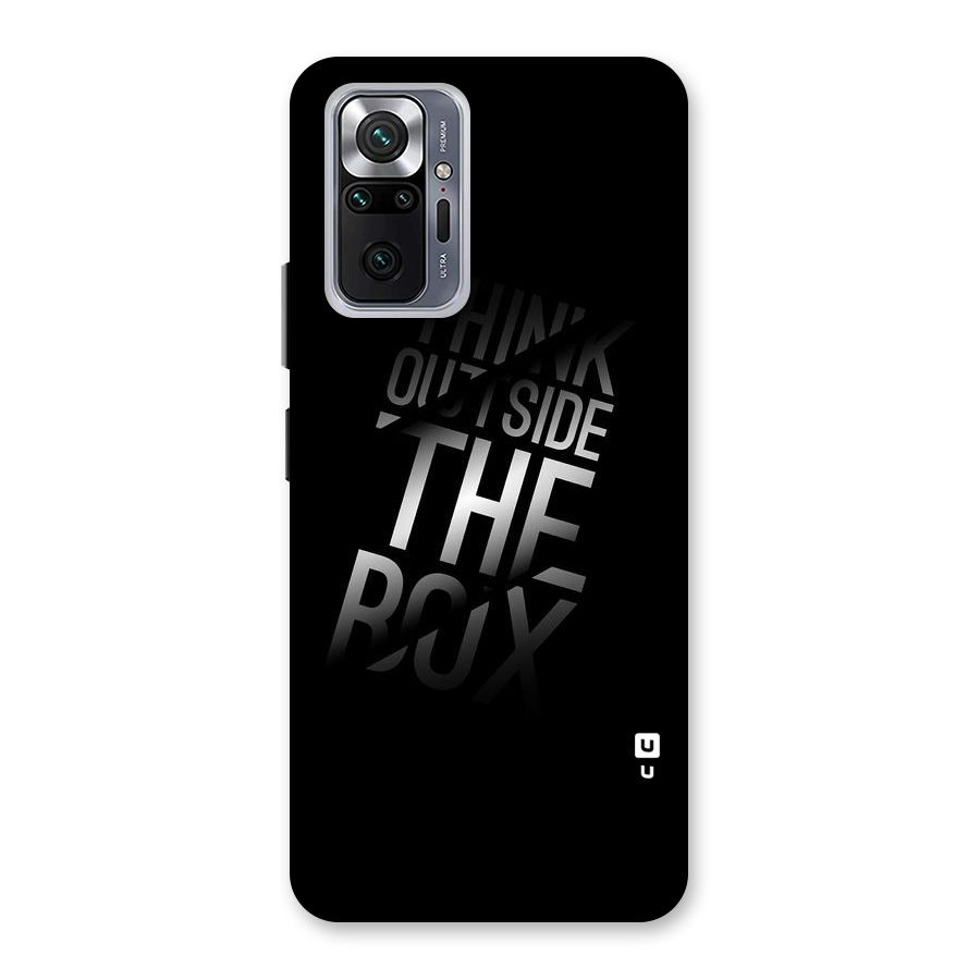 Think Outside The Box Back Case for Redmi Note 10 Pro